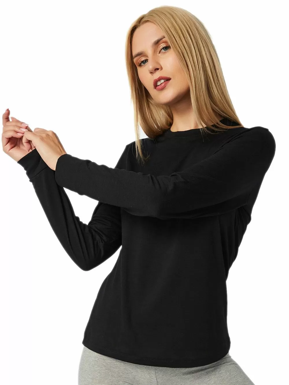 Ισοθερμική Γυναικεία Μπλούζα MINERVA Thermal Wool - 100% Αγνό Μαλλί 