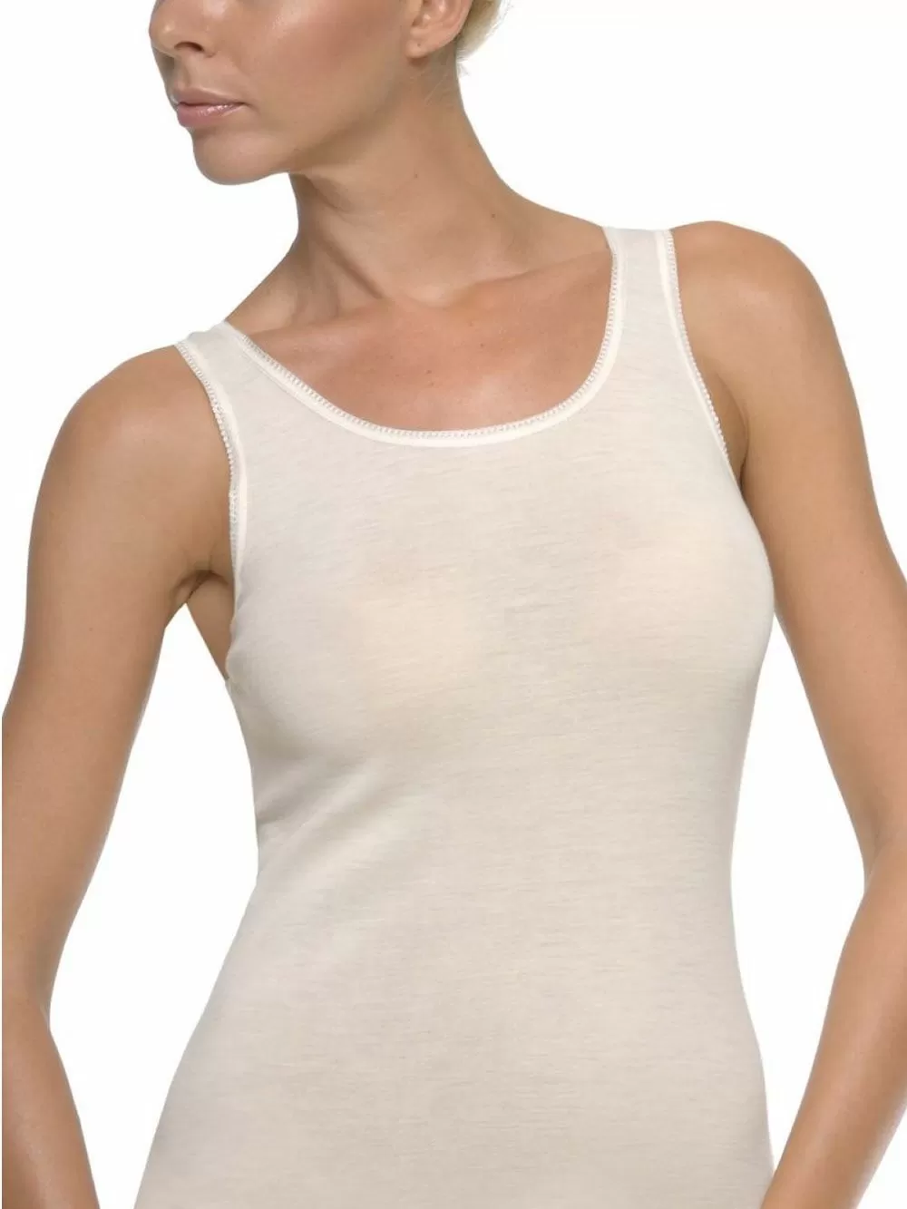 Helios Γυναικεία Μάλλινη Φανέλα με Τιράντα - Φυσική Ισοθερμική Προστασία