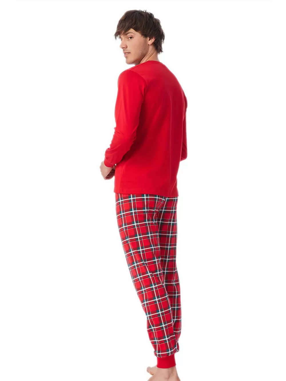 Unisex Πυτζάμα MINERVA X-mas Candy - 100% Βαμβάκι Interlock