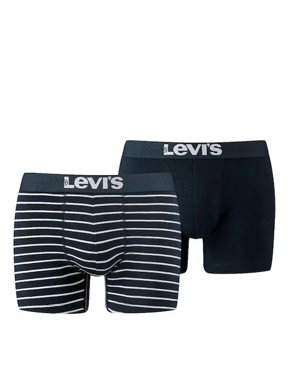 LEVIS Boxer Brief - Ελαστικό Βαμβάκι - Navy - Πακέτο με 2 