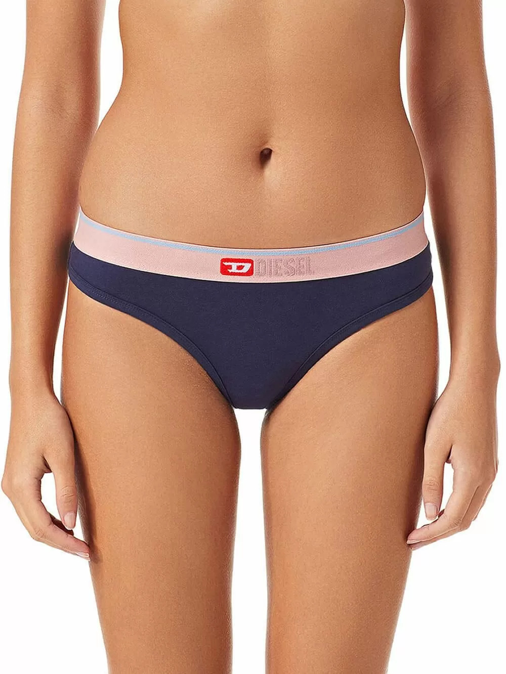 DIESEL Γυναικείο String -Ελαστικό Βαμβάκι - Floral Print - Πακέτο με 2 