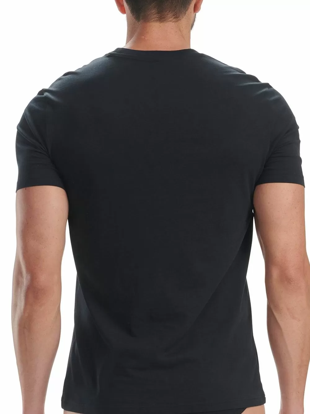 ADIDAS Ανδρικά T-Shirt - Ελαστικό Βαμβάκι - Logo - Πακέτο με 3 