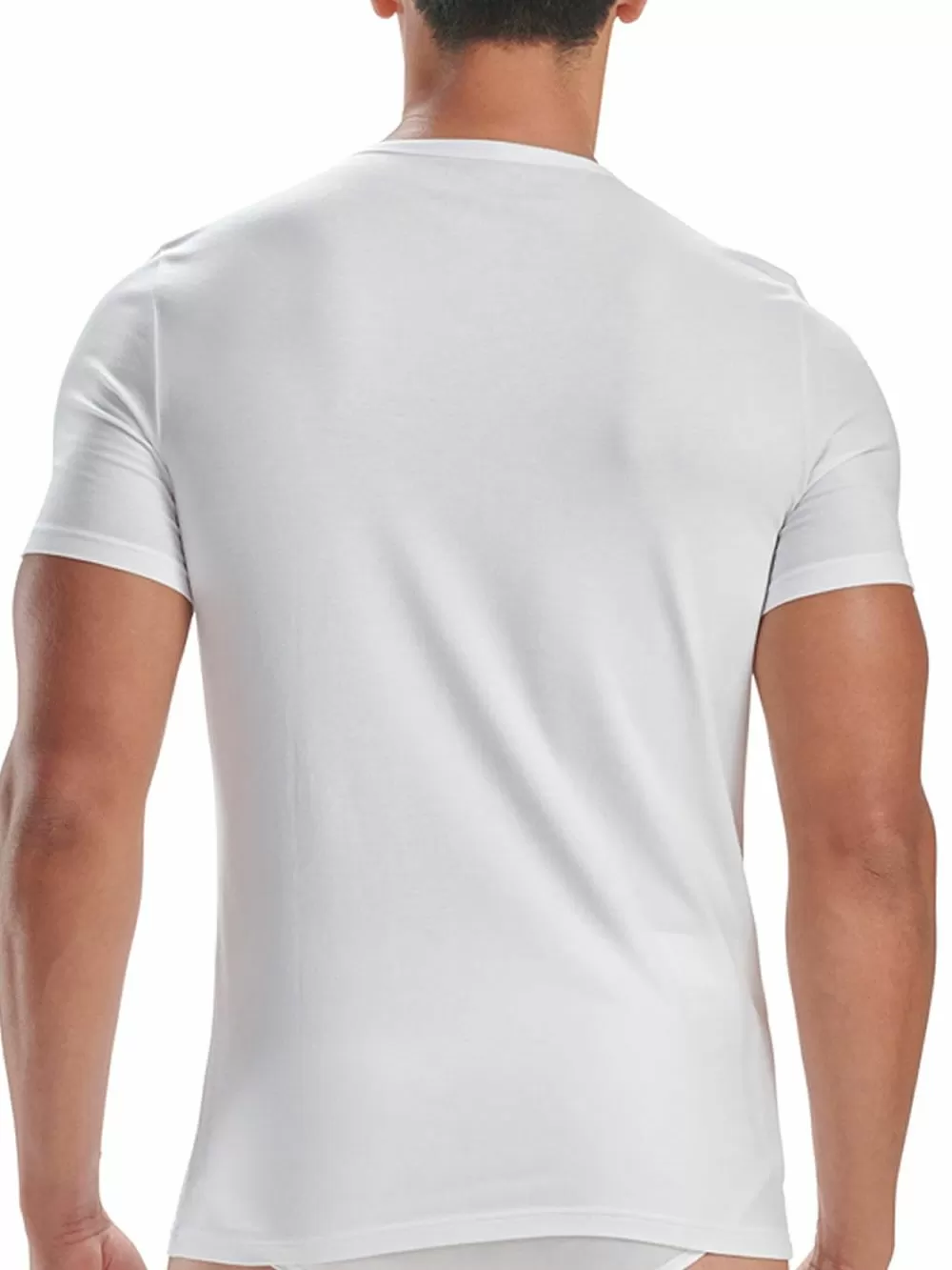 ADIDAS Ανδρικά T-Shirt - Ελαστικό Βαμβάκι - Logo - Πακέτο με 3
