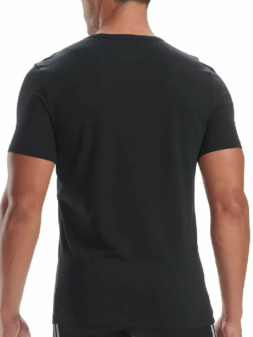 ADIDAS Ανδρικά T-Shirt - Ελαστικό Βαμβάκι - Logo - Πακέτο με 3