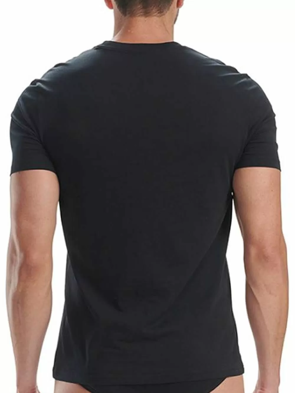 ADIDAS Ανδρικά T-Shirt - Ελαστικό Βαμβάκι - Logo - Πακέτο με 3 