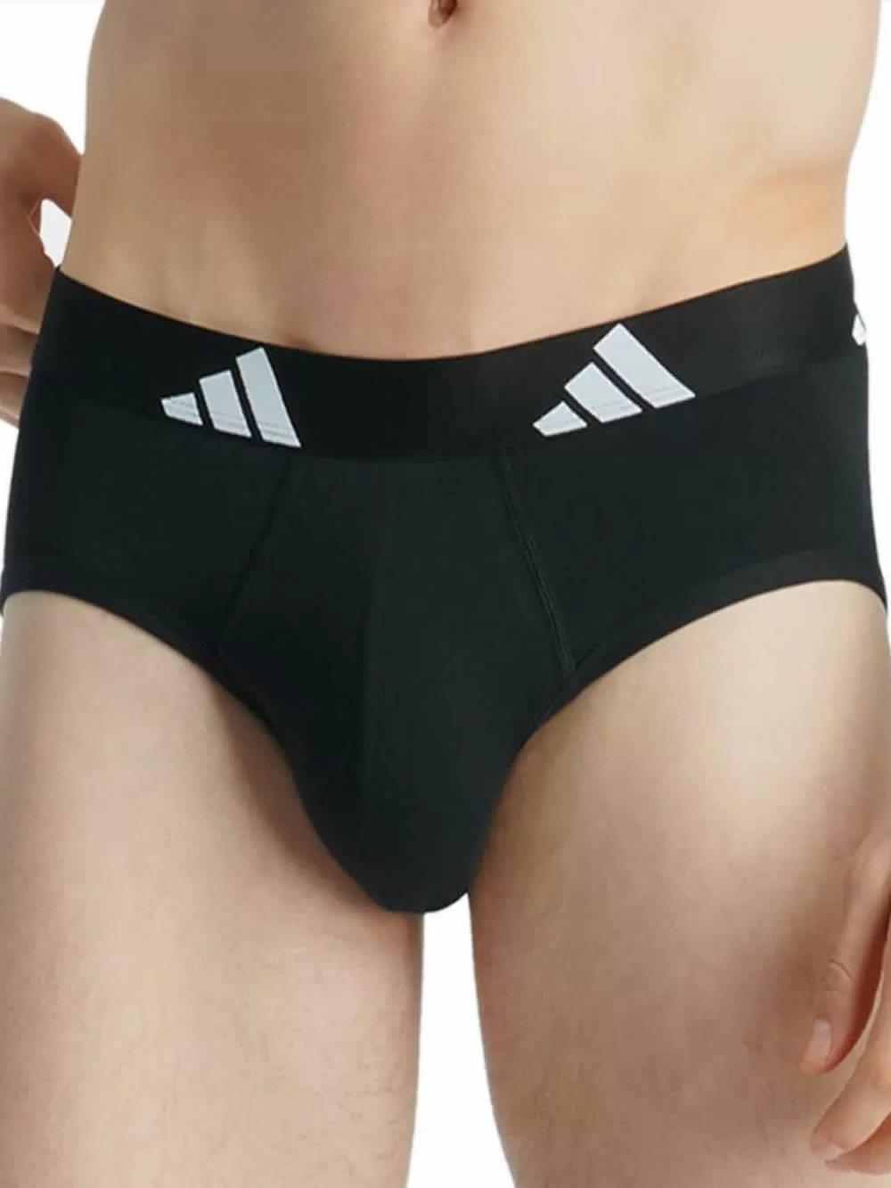 ADIDAS Slips - Active Flex Cotton - Πακέτο με 3 - Ελαστικό Βαμβάκι