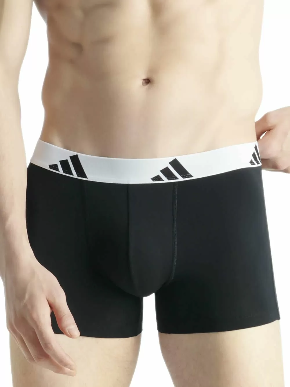 ADIDAS Boxer - Active Flex Cotton - Πακέτο με 3 - Ελαστικό 4D Βαμβάκι