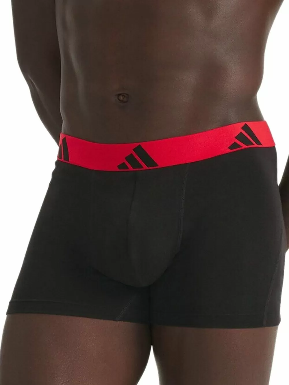 Ανδρικά Μποξεράκια Adidas Cotton Stretch (Πακέτο 3 Τεμαχίων) – All-Over Logo