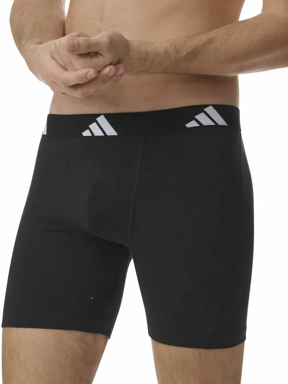 ADIDAS Boxer Μακρύ - Active Flex Cotton - Πακέτο με 3