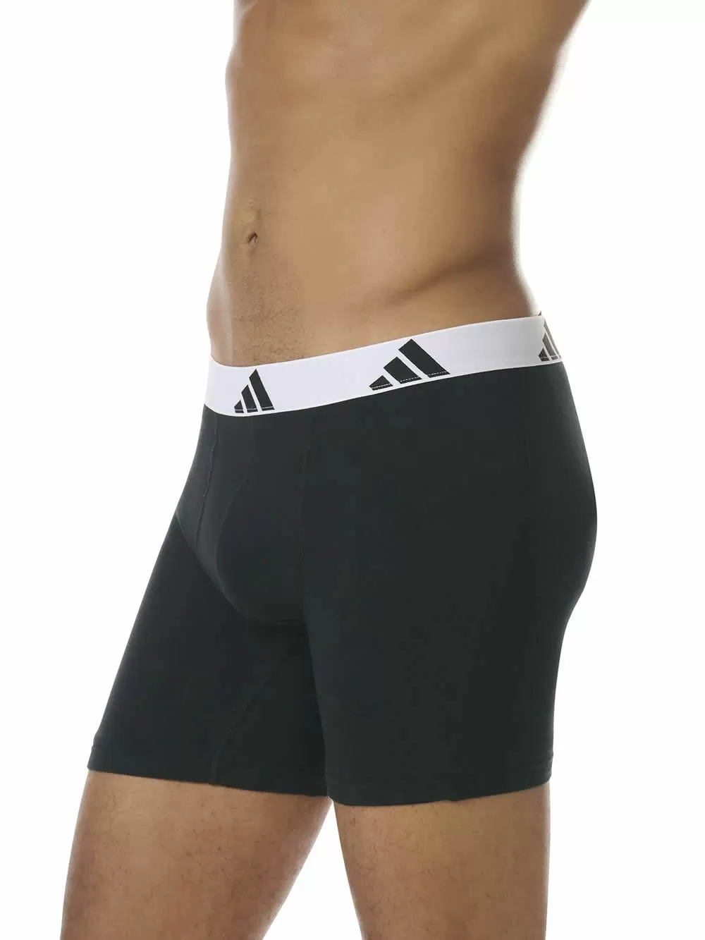 ADIDAS Boxer Μακρύ - Active Flex Cotton - Πακέτο με 3