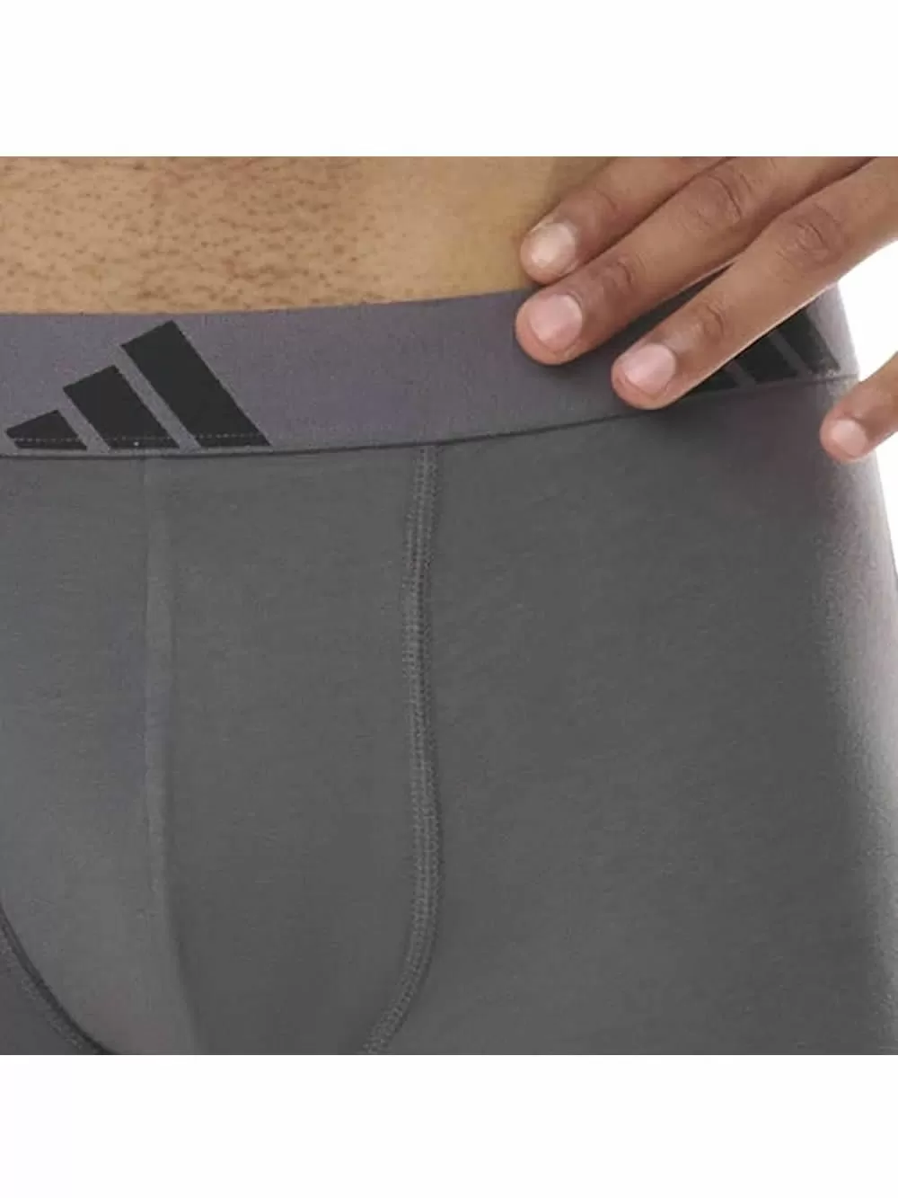 ADIDAS Boxer Μακρύ - Active Flex Cotton - Πακέτο με 3