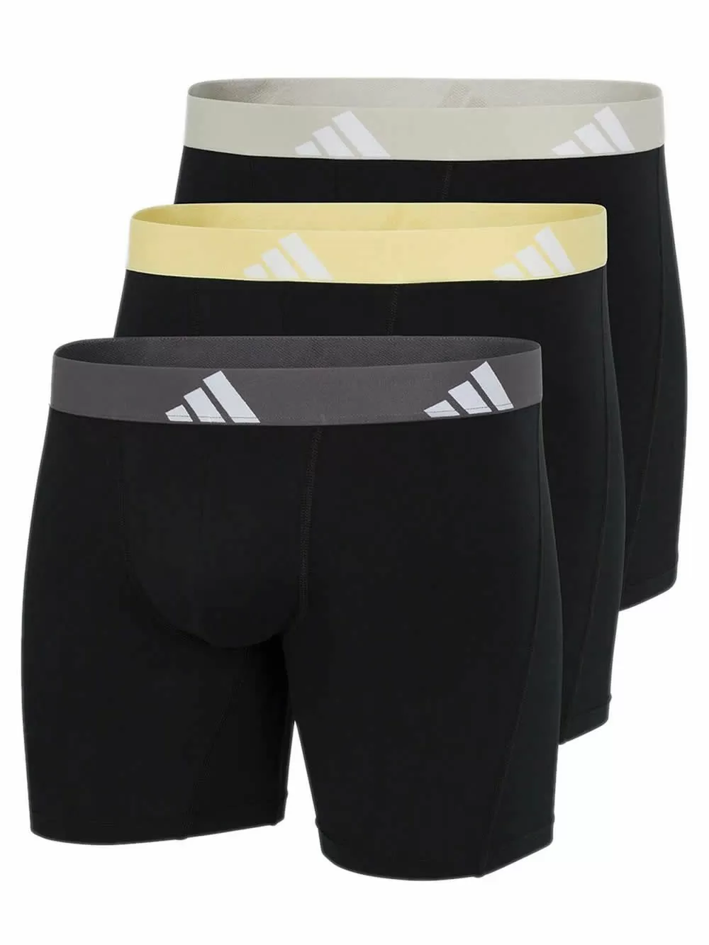 ADIDAS Boxer Μακρύ - Active Flex Cotton - Πακέτο με 3