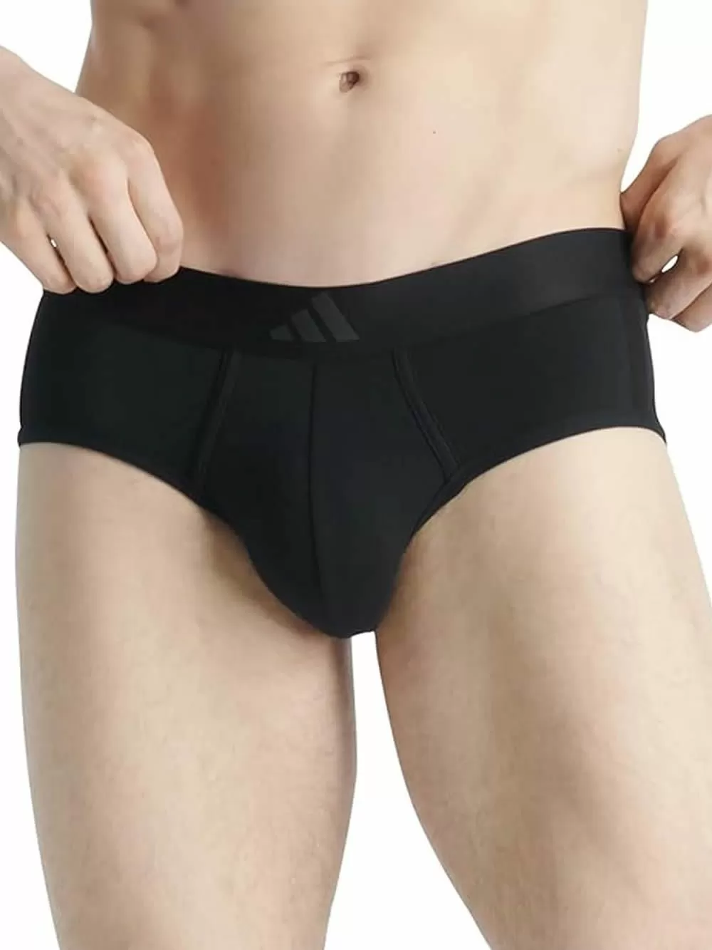 ADIDAS Slips - Active Flex Cotton - 3 Stripes - Πακέτο με 2