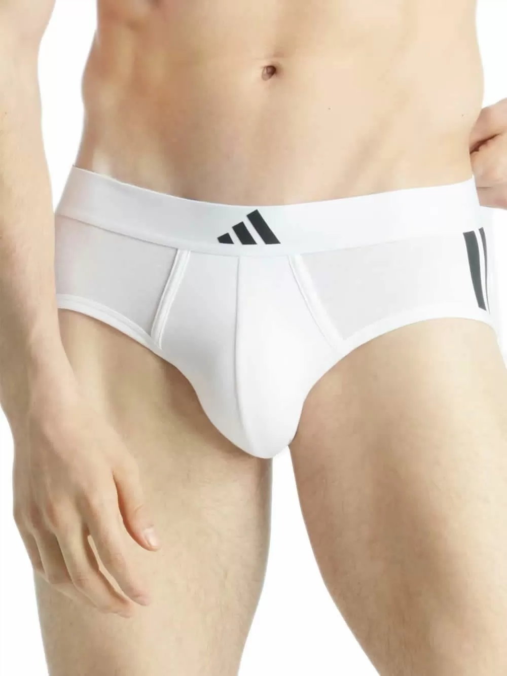 ADIDAS Slips - Active Flex Cotton - 3 Stripes - Πακέτο με 2