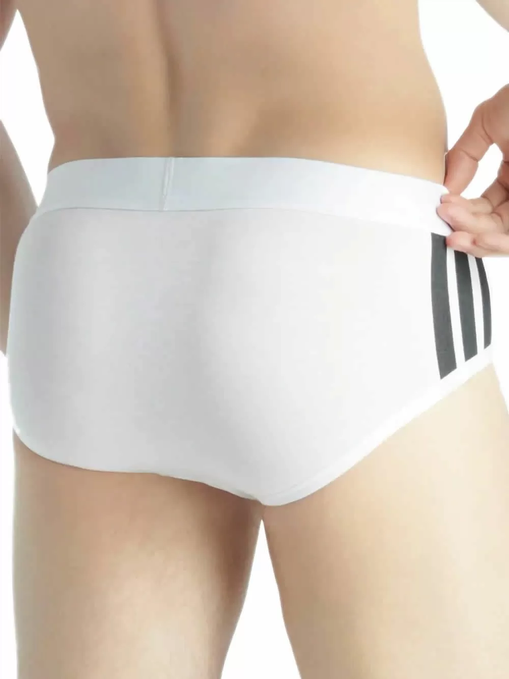 ADIDAS Slips - Active Flex Cotton - 3 Stripes - Πακέτο με 2