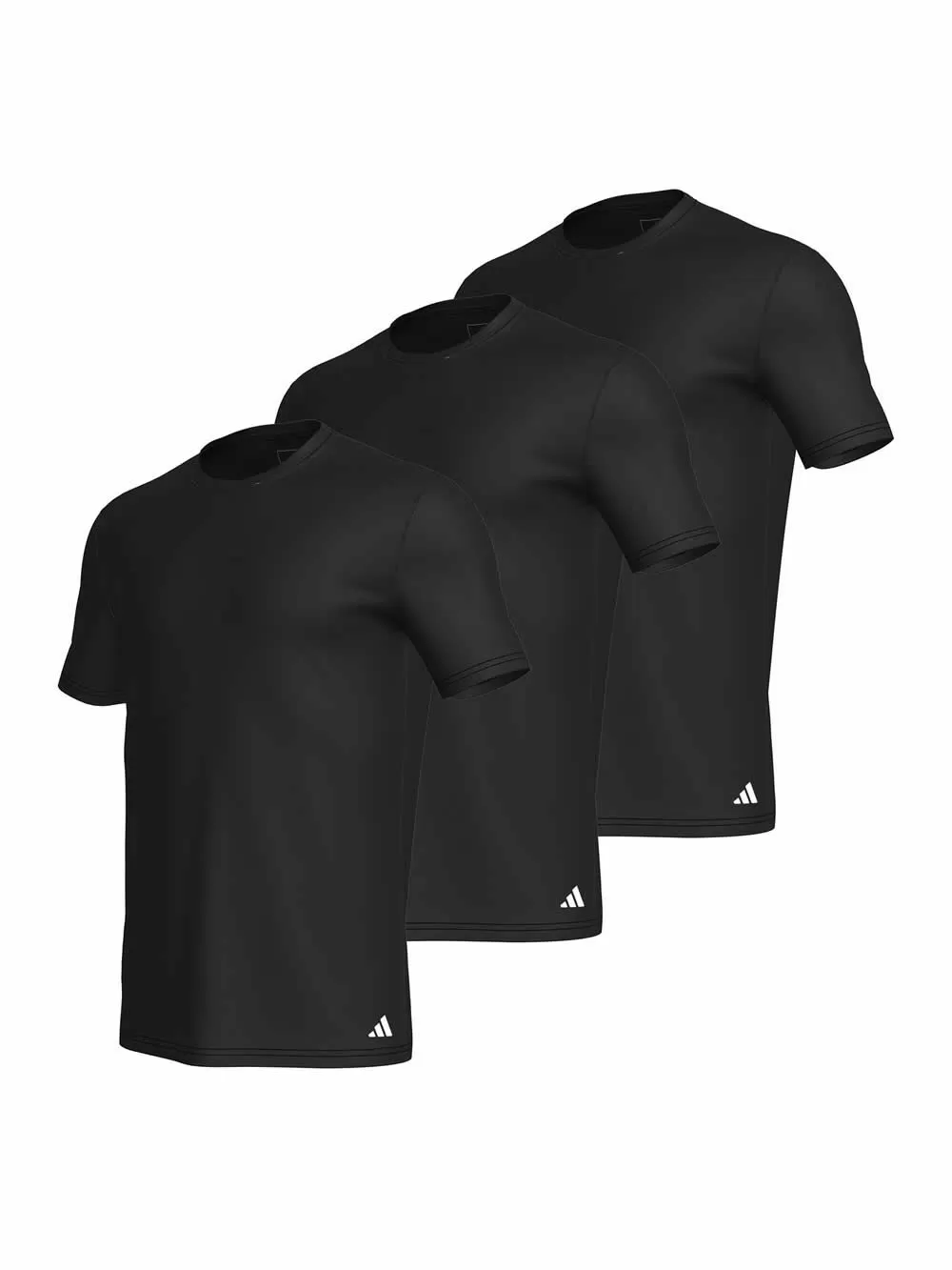 ADIDAS Ανδρικά T-Shirt - Active Core Cotton - Logo - Πακέτο με 3 