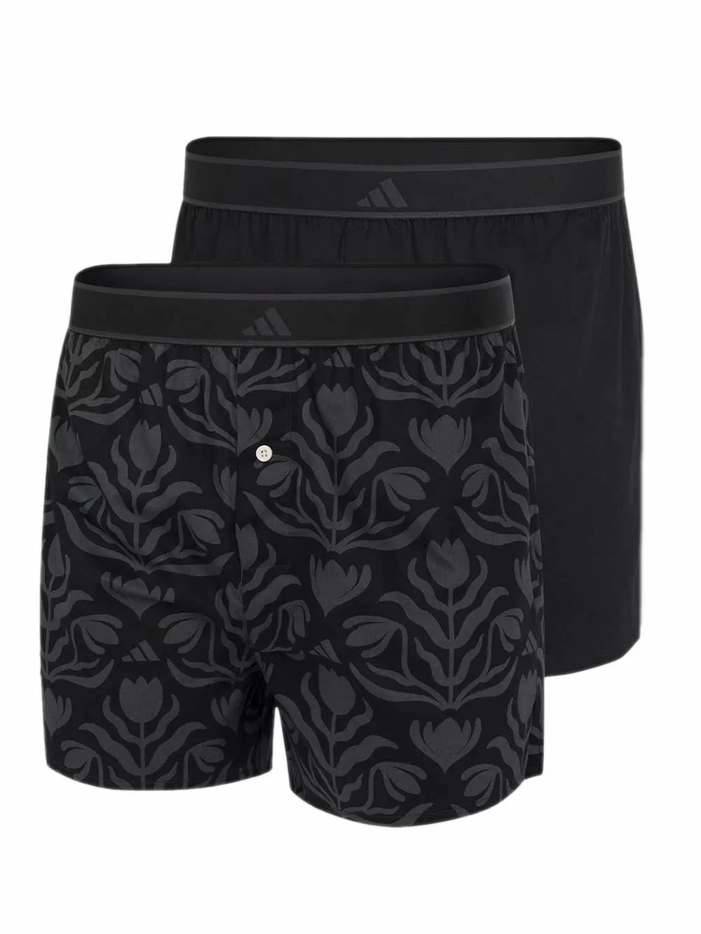 ADIDAS Boxer - Φαρδιά Γραμμή - Αγνό Βαμβάκι - Πακέτο με 2