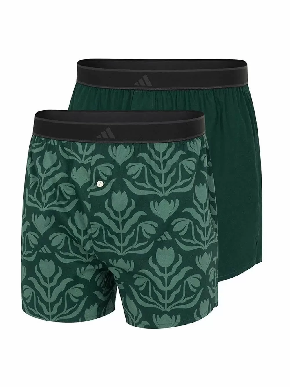 ADIDAS Boxer - Φαρδιά Γραμμή - Αγνό Βαμβάκι - Πακέτο με 2