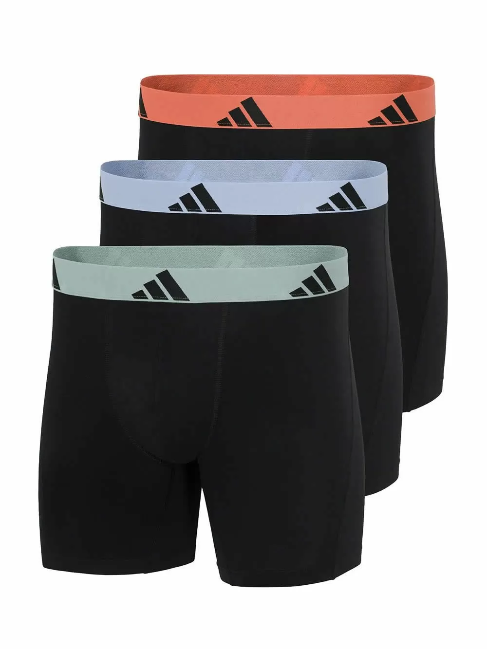 ADIDAS Boxer Μακρύ - Active Flex Cotton - Πακέτο με 3