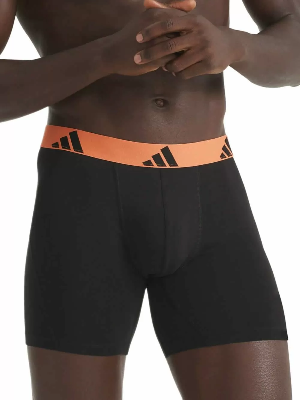 ADIDAS Boxer Μακρύ - Active Flex Cotton - Πακέτο με 3
