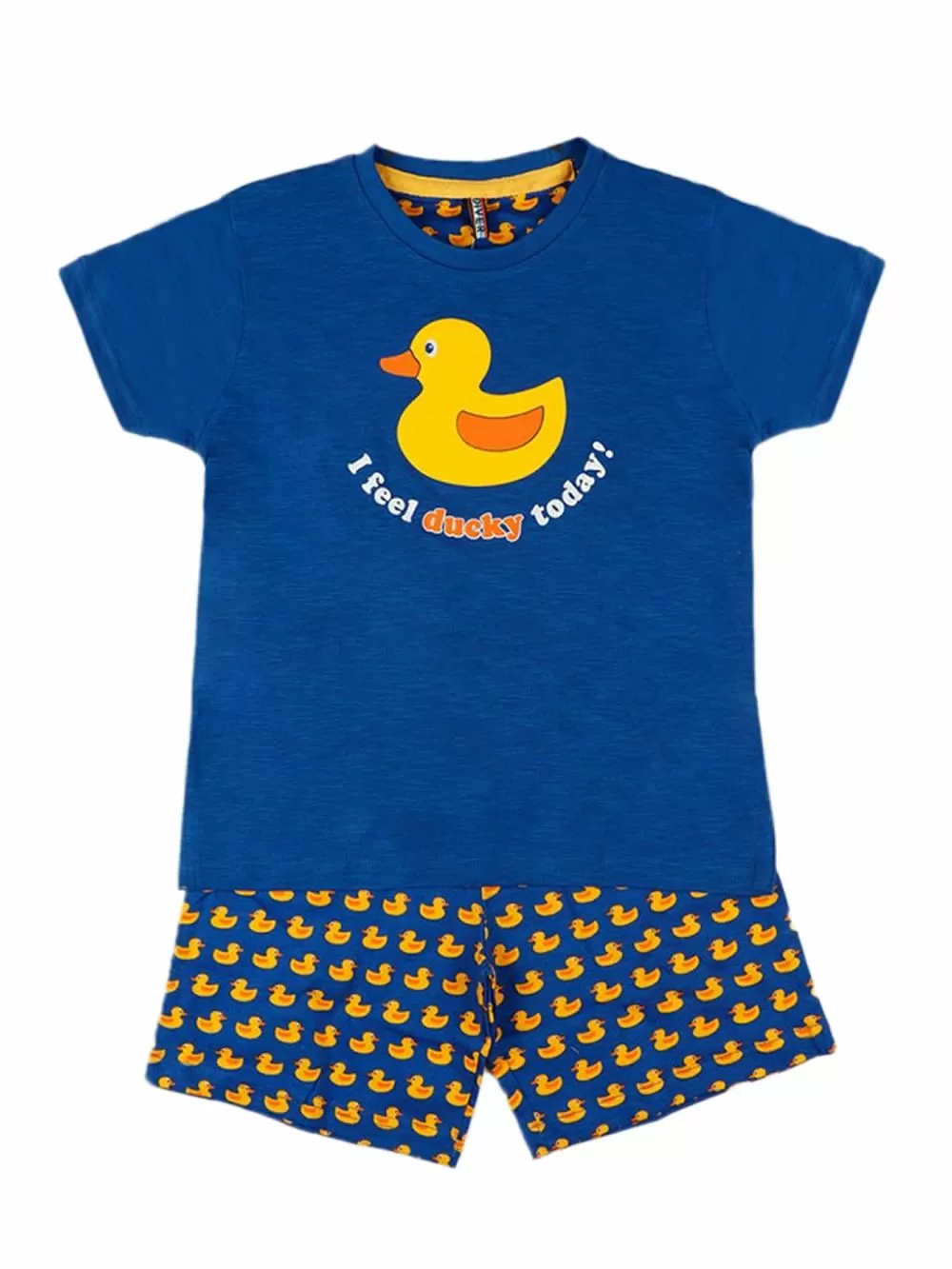 Παιδική Πυτζάμα ADMAS Ducky για αγόρι - 100% Βαμβακερή 