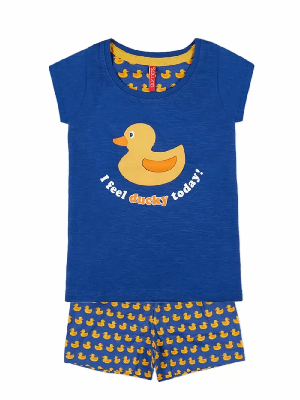 Παιδική Πυτζάμα ADMAS Ducky για κορίτσι - 100% Βαμβακερή 