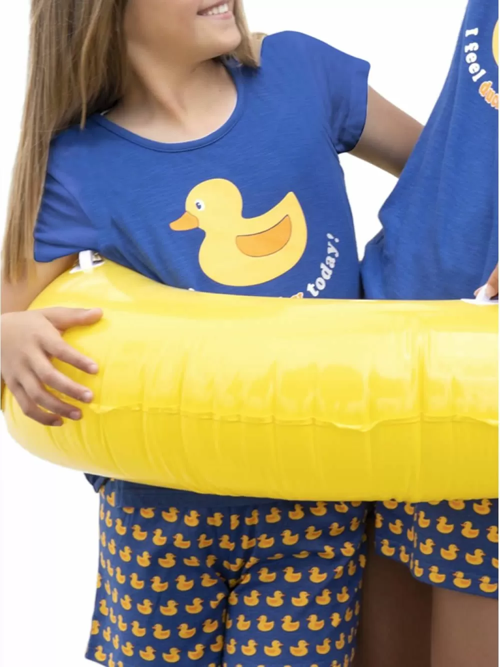 Παιδική Πυτζάμα ADMAS Ducky για κορίτσι - 100% Βαμβακερή 