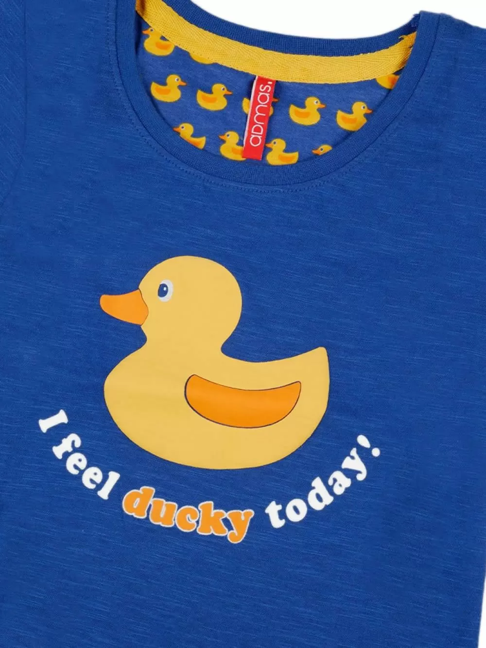 Παιδική Πυτζάμα ADMAS Ducky για κορίτσι - 100% Βαμβακερή 