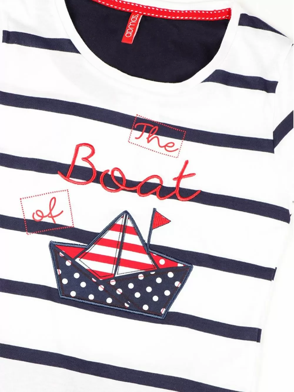 Παιδική Πυτζάμα ADMAS Boat για κορίτσι - 100% Βαμβακερή 