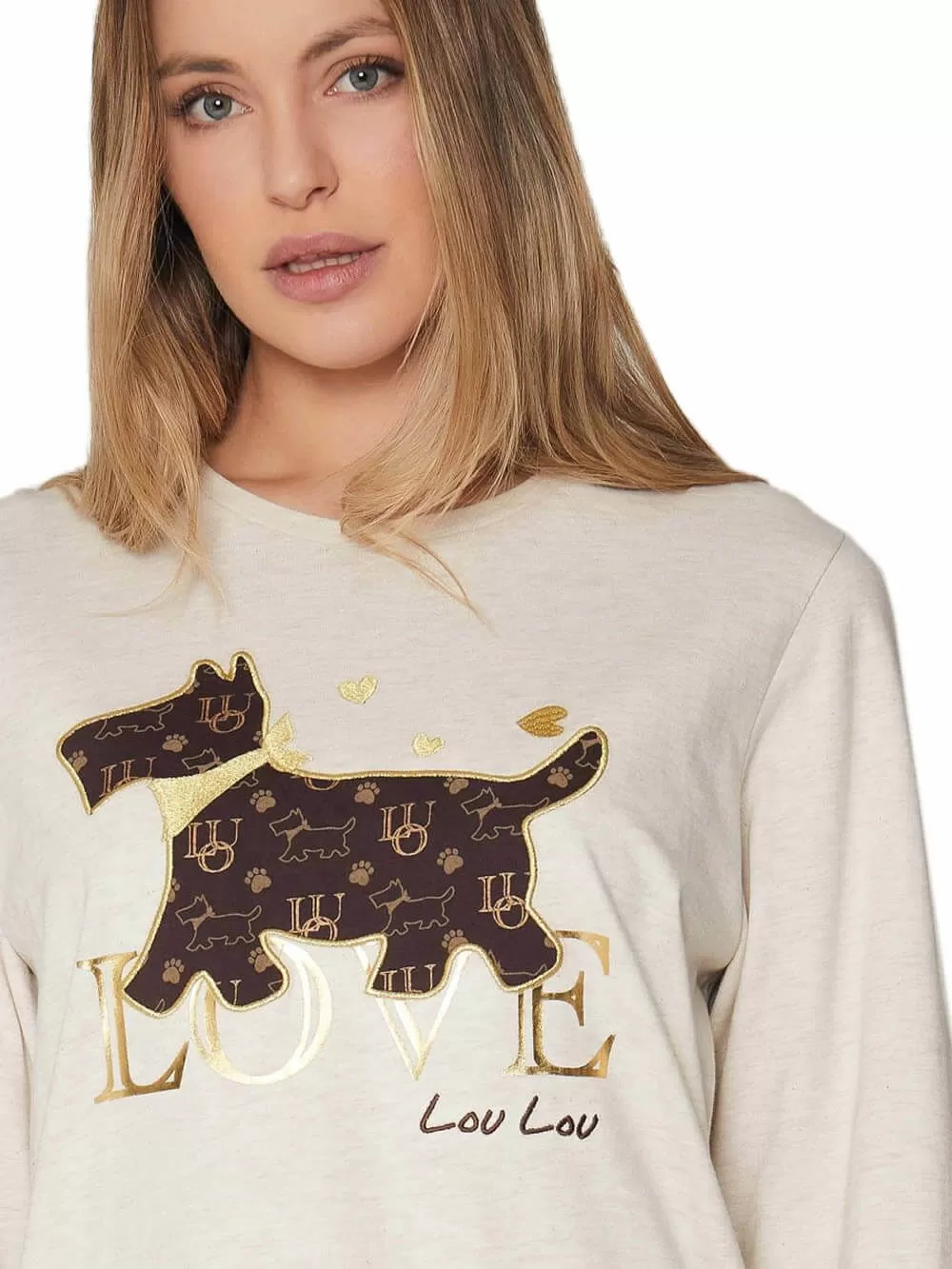 Πυτζάμα Γυναικεία ADMAS - Απαλό Βαμβάκι - All Over Σχέδιο