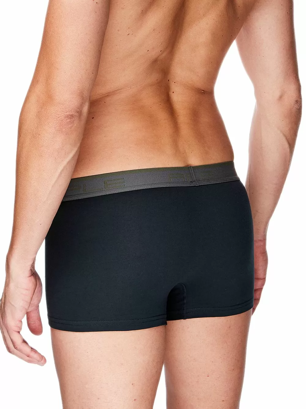 Ανδρικό Μπόξερ APPLE - Ελαστικό Βαμβάκι - Black & Navy Thyme - Πακέτο με 2