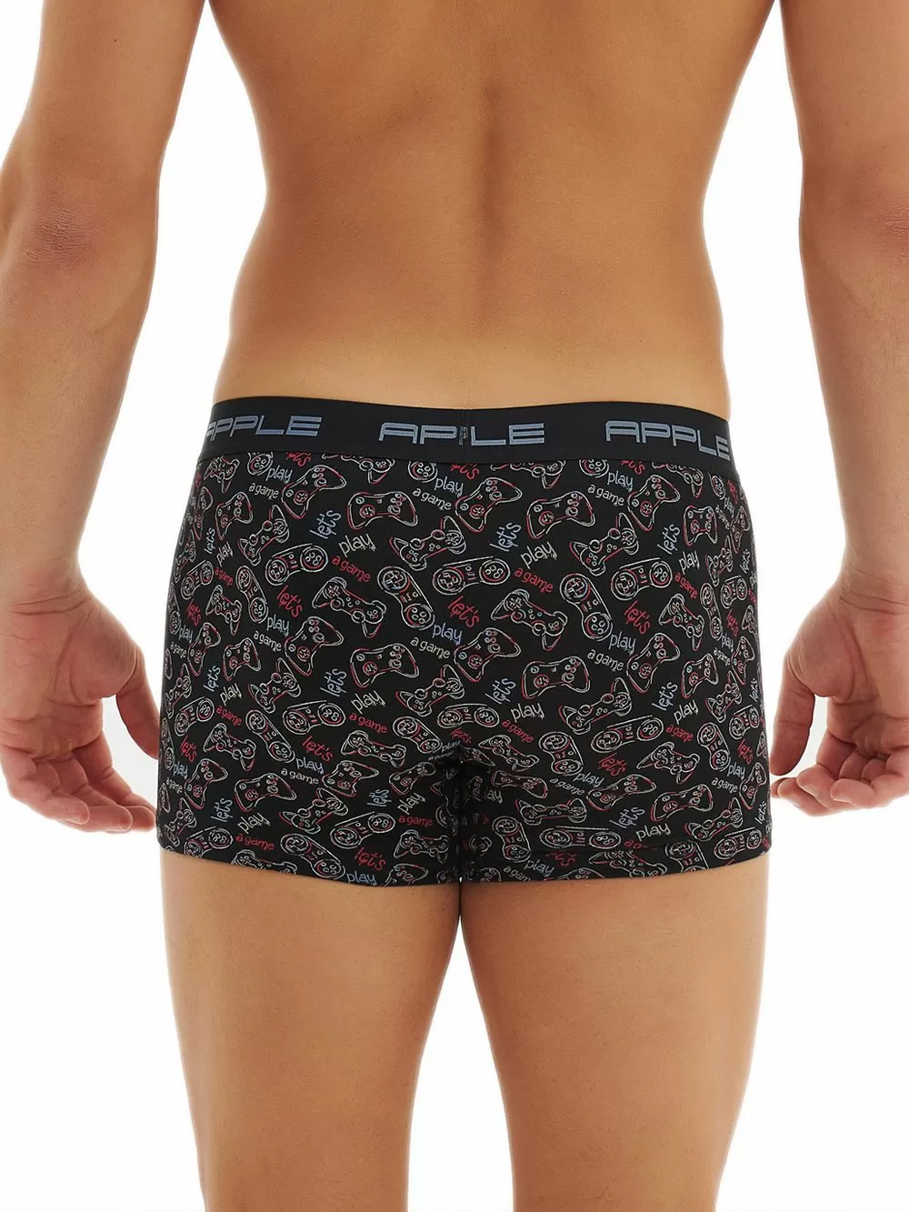 Ανδρικό Μπόξερ APPLE - Ελαστικό Βαμβάκι - Joystick - Πακέτο με 2