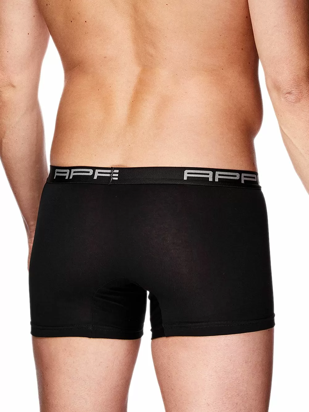 Ανδρικό Μπόξερ APPLE - Black/Navy - Ελαστικό Βαμβάκι - Πακέτο με 2