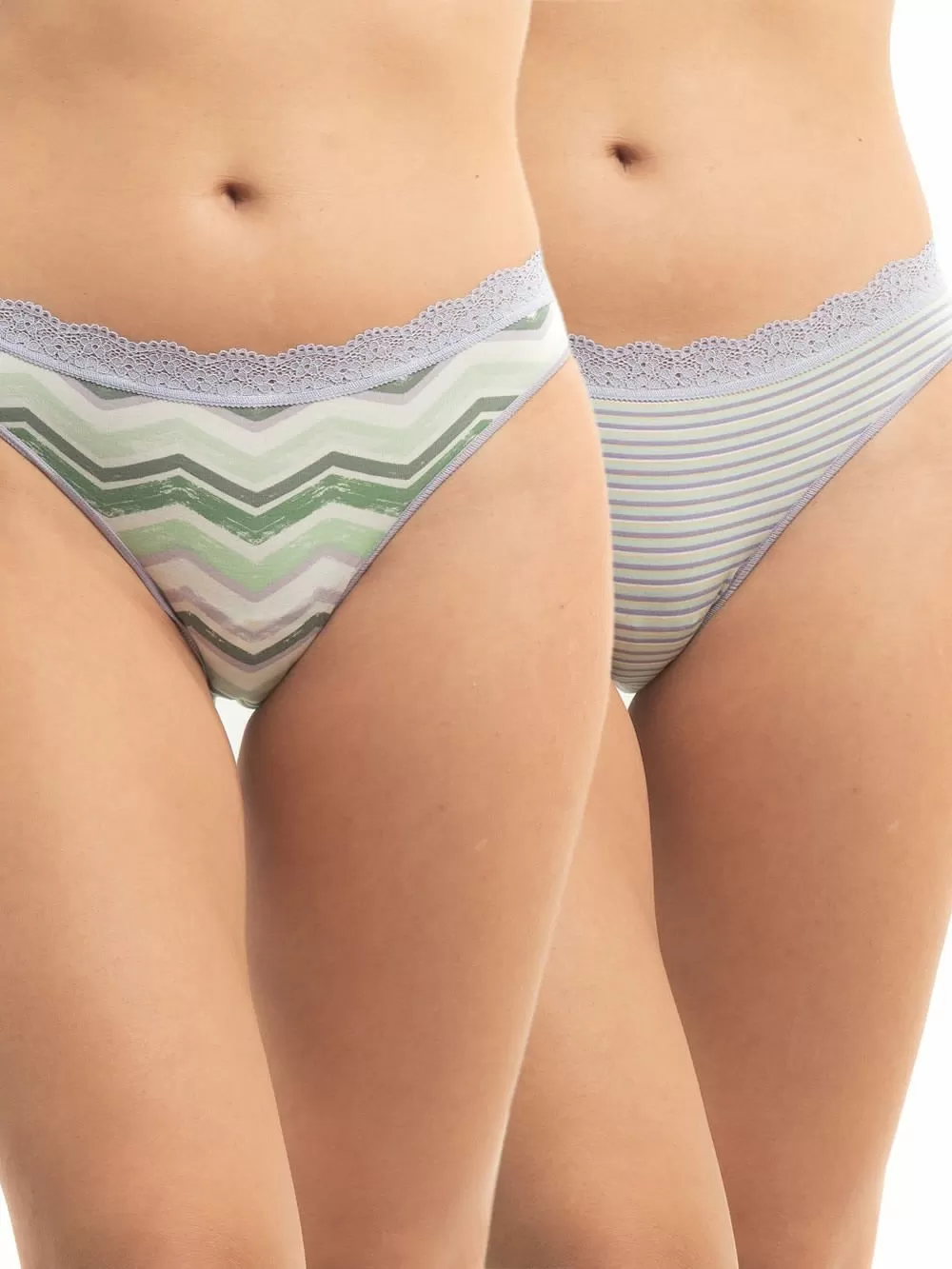 APPLE Γυναικείο Brazilian Slip -Απαλό Bamboo - Πακέτο με 2 