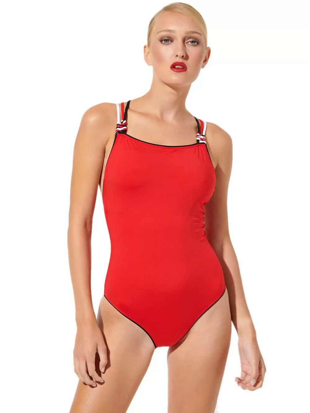 Μαγιό BLU4U Ολόσωμο Flashy - Αόρατη Ενίσχυση - Αθλητική Πλάτη 