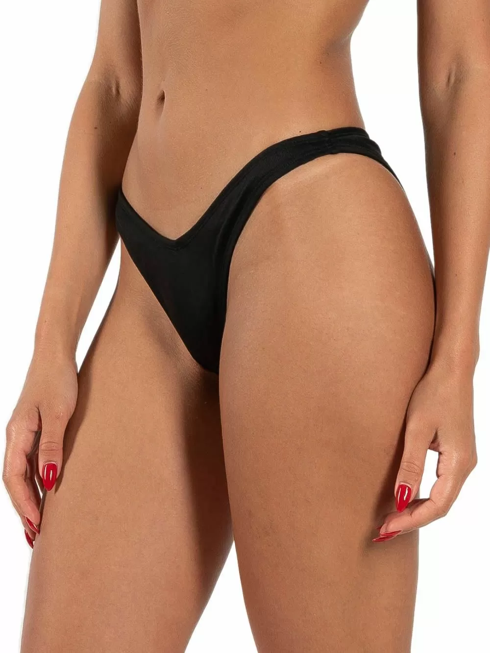 Μαγιό BLU4U Βrazilian Bikini Ψηλό -Σχήμα V - Polo Ύφασμα - Smart Choice 