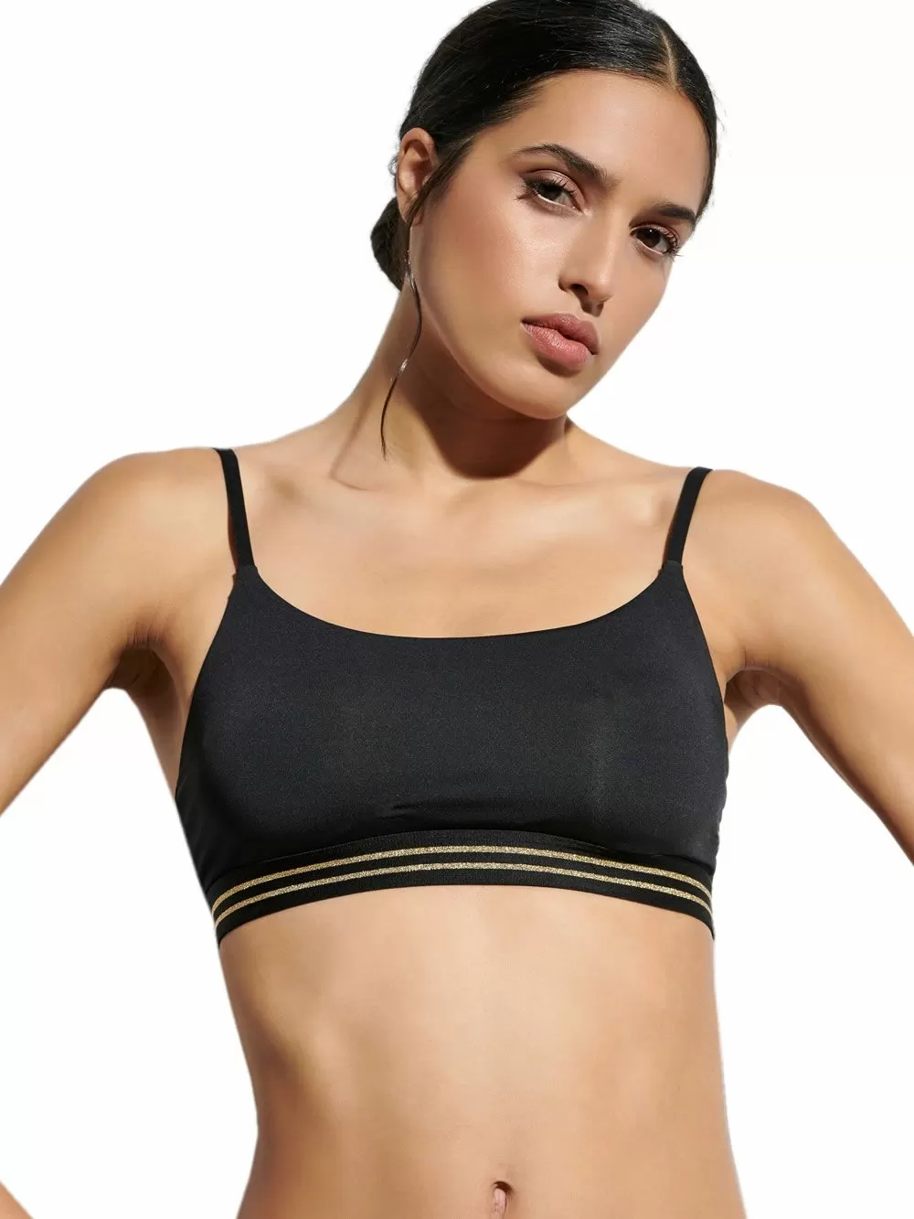 Μαγιό BLU4U Top Polychrome  - Αφαιρούμενη Ενίσχυση - Lurex Σχέδιο 