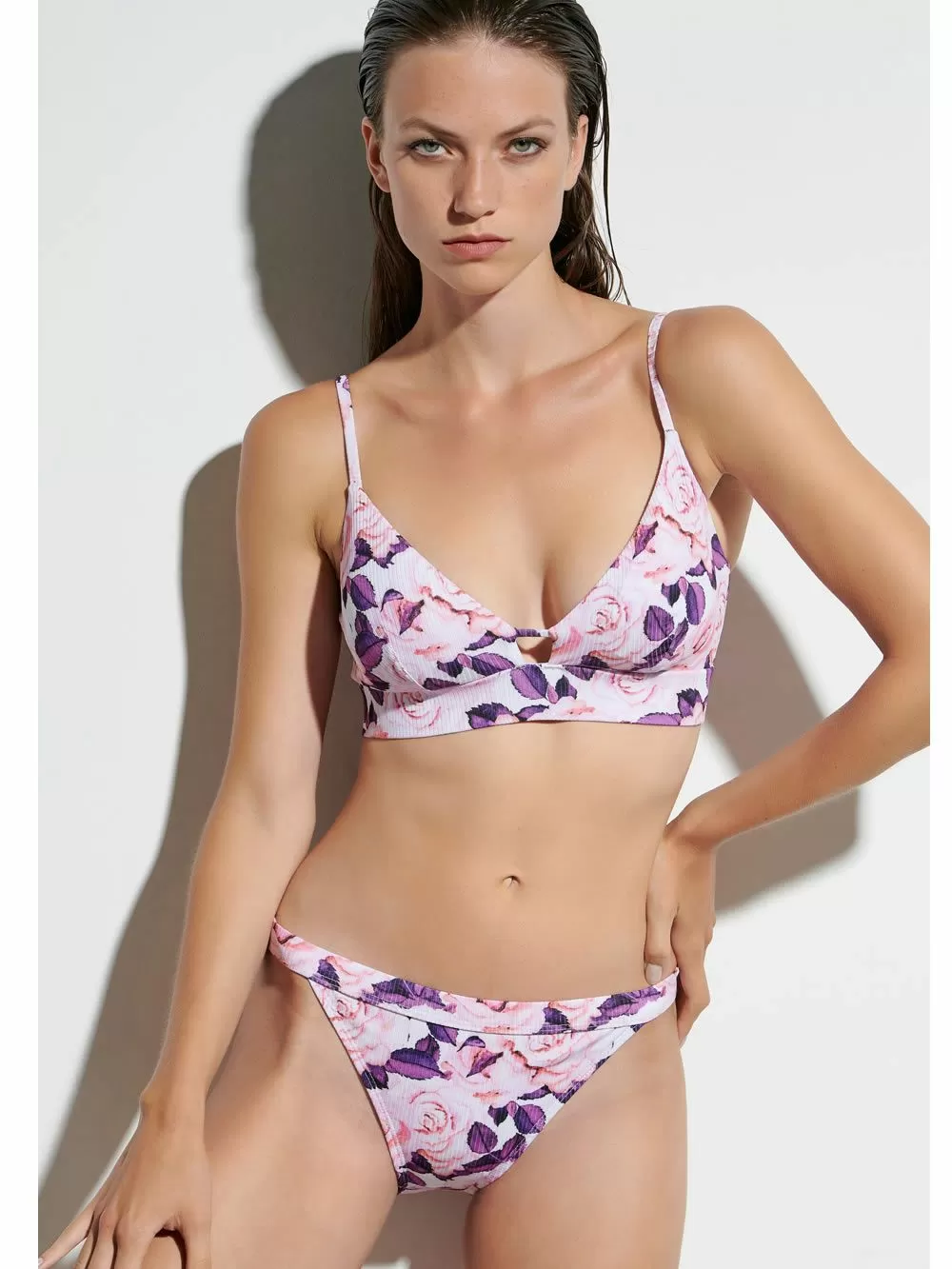 Μαγιό BLU4U Blush - Bikini Κανονικό Κοφτό - Rib Ύφασμα 