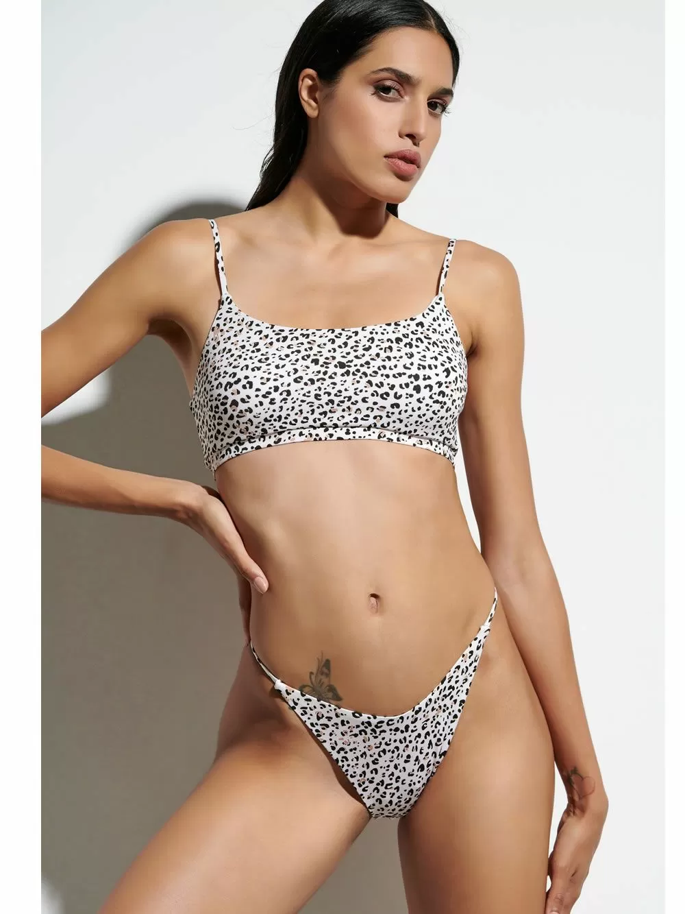 Μαγιό BLU4U Animal Print - Brazilian Bikini Ψηλό 