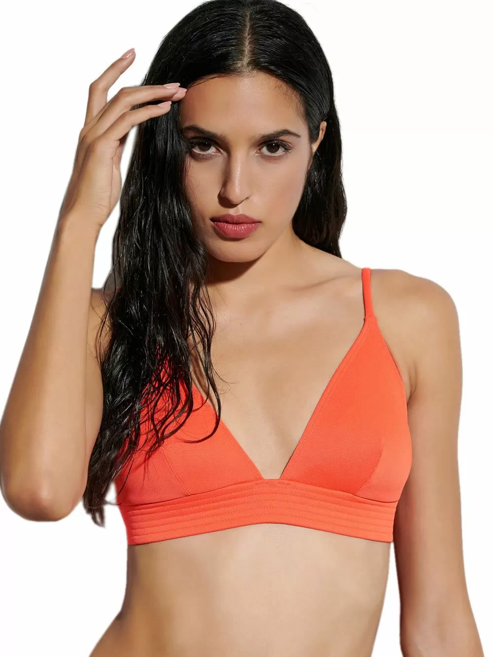 Μαγιό BLU4U Τρίγωνο - Αφαιρούμενη Ενίσχυση - Polo Ύφασμα - Smart Choice