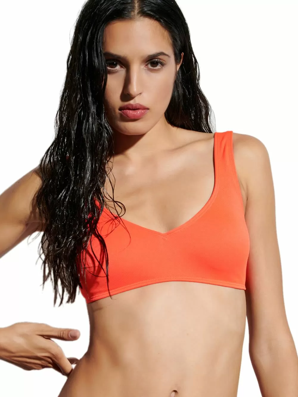 Μαγιό BLU4U Top - Αφαιρούμενη Ενίσχυση - Polo Ύφασμα