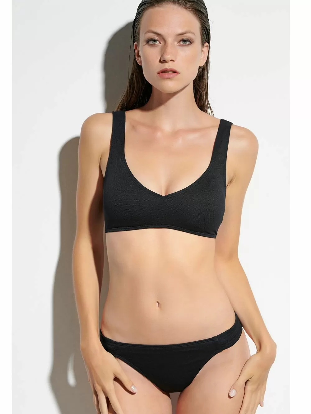 Μαγιό BLU4U Top - Αφαιρούμενη Ενίσχυση - Polo Ύφασμα 