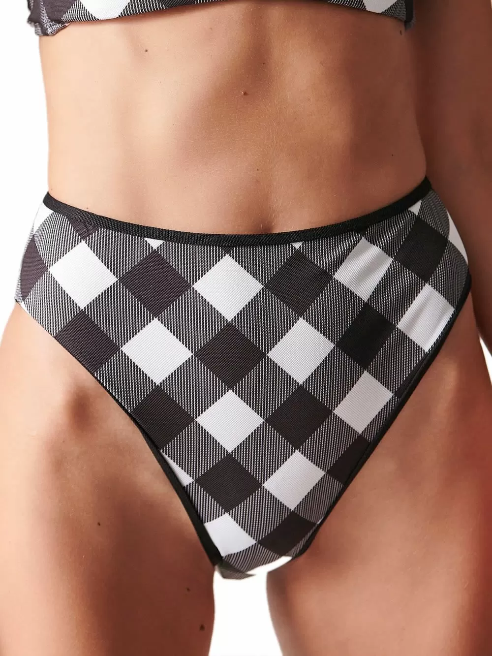 Μαγιό BLU4U Barbie Checks Μπικίνι Σλιπ Ψηλόμεσο 