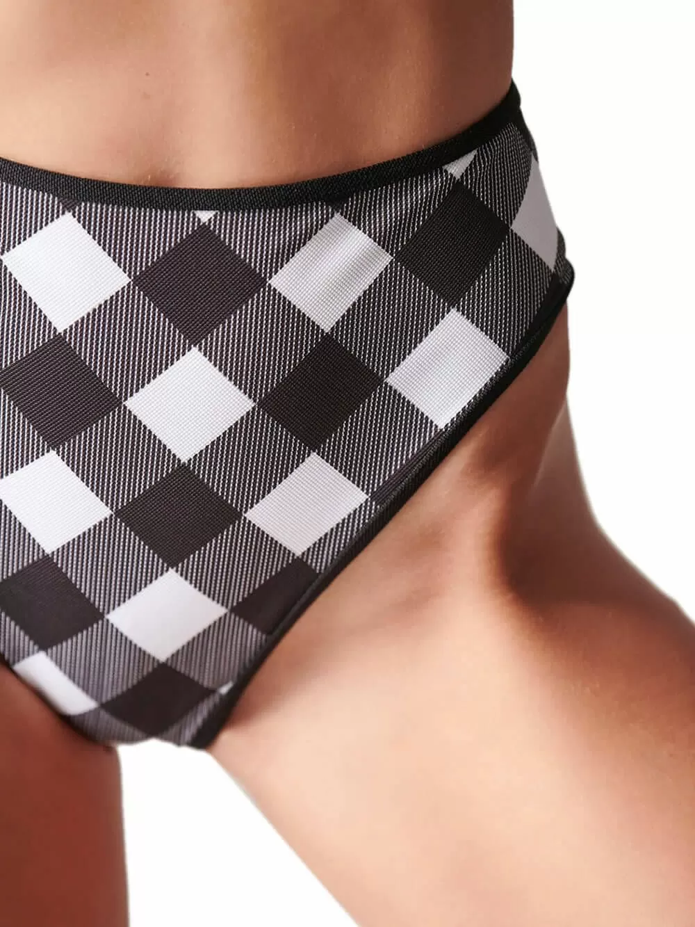 Μαγιό BLU4U Barbie Checks Μπικίνι Σλιπ Ψηλόμεσο 