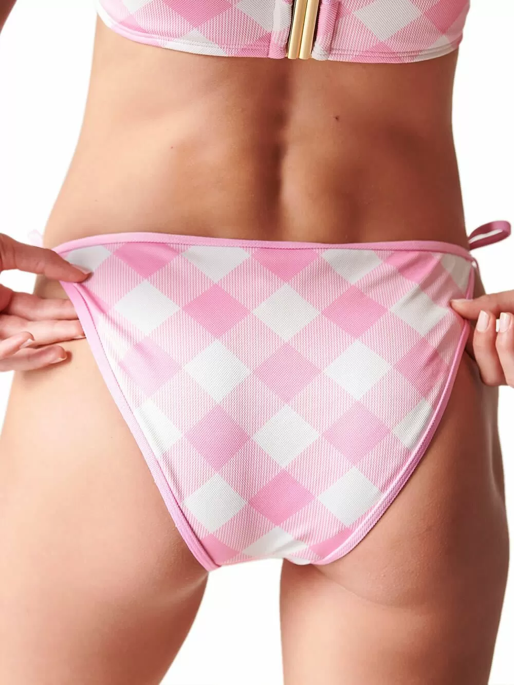 Μαγιό BLU4U Barbie Checks Μπικίνι Σλιπ Κανονικό