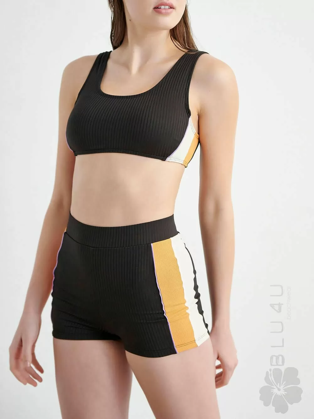 Μαγιό BLU4U Retro Sports Μπουστάκι Μπικίνι - Αφαιρούμενη Ενίσχυση