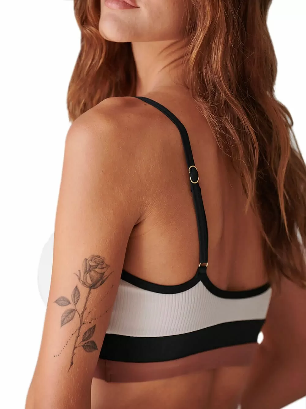 Μαγιό BLU4U Retro Sports Crop Top - Αόρατη Ενίσχυση