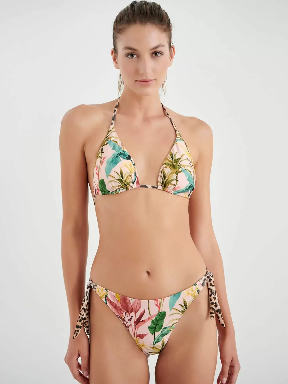 Μαγιό BLU4U Banana Leaves Μπικίνι Σλιπ Brazilian - Χωρίς Ραφές