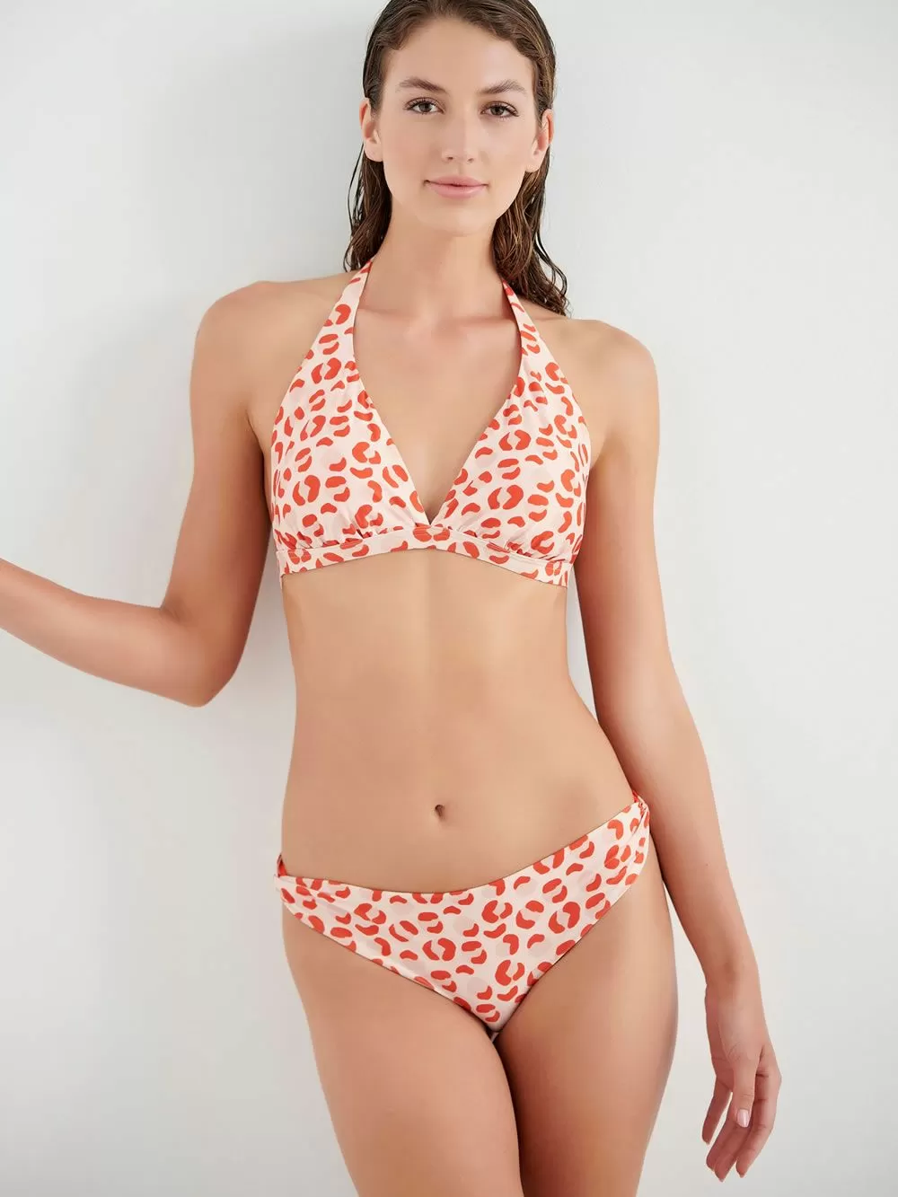 Μαγιό BLU4U Peach Leo Μπικίνι Τρίγωνο για Μεγάλο Στήθος - Χωρίς Μπανέλα