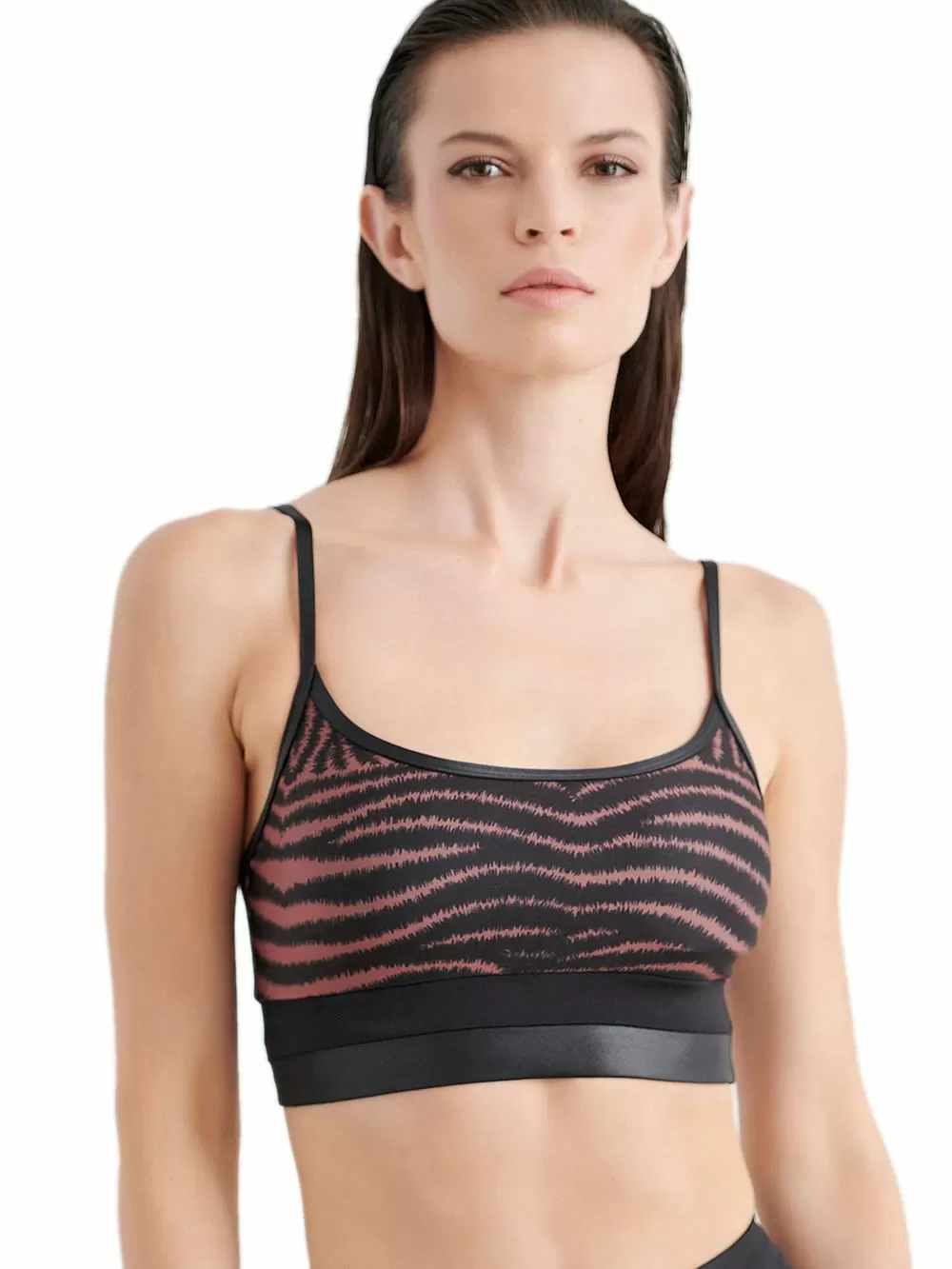 Μαγιό BLU4U Tiger Print Μπικίνι Μπουστάκι - Αφαιρούμενη Ενίσχυση